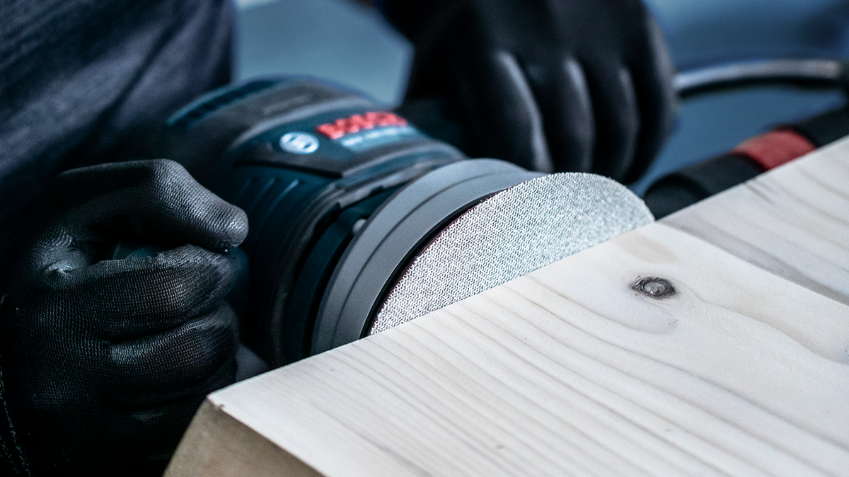 Malha de lixa EXPERT M480 125mm 80g 5 unidades Bosch