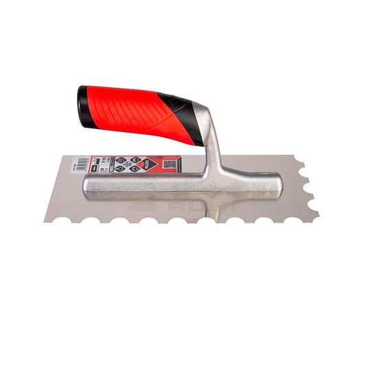 Pente de aço 28 cm com cabo Rubiflex aberto Rubi R-10