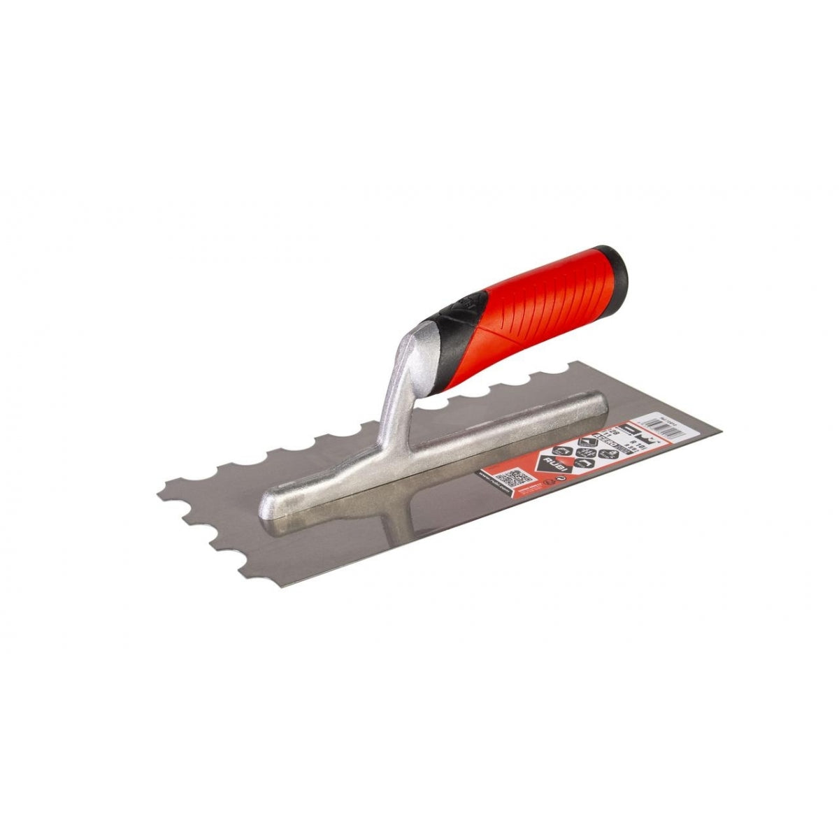 Pente de aço 28 cm com cabo Rubiflex aberto Rubi R-10