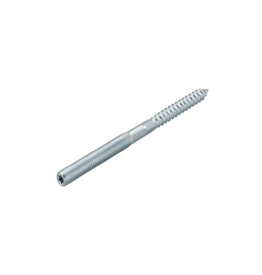 Caixa com 100 unidades de parafusos de rosca dupla para fixação STST 8x60 mm Fischer