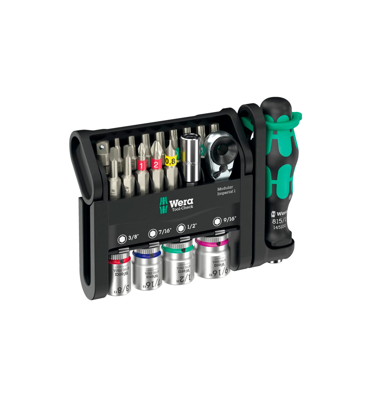 Conjunto modular Tool-Check Imperial 1 50 peças Wera