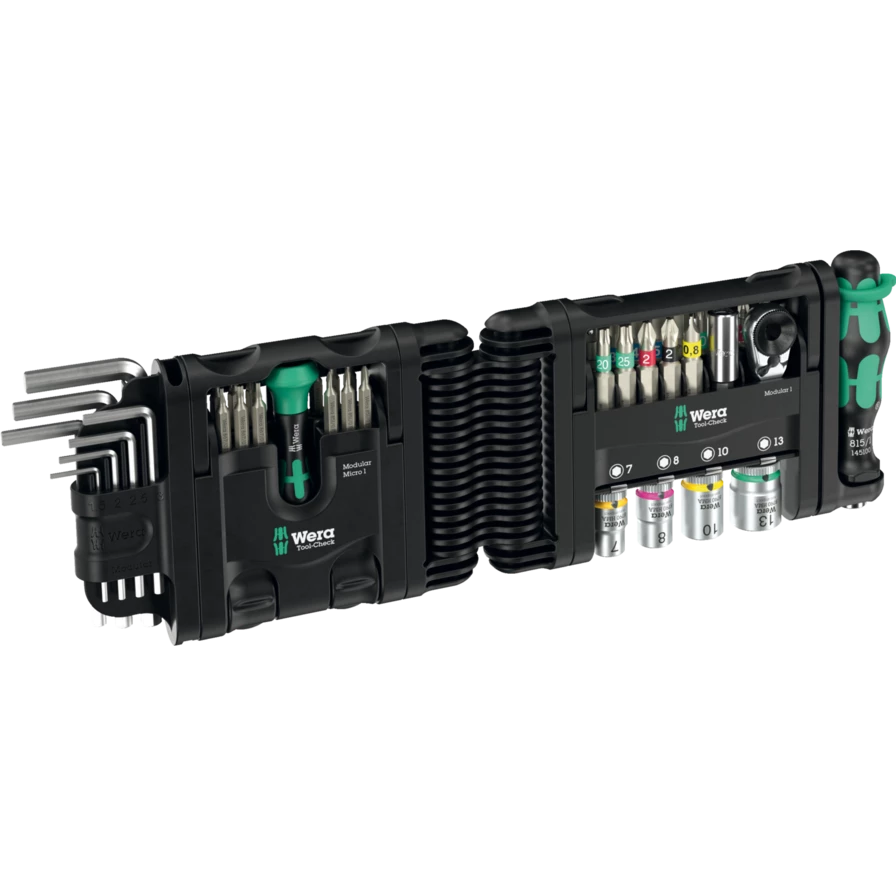 Conjunto modular Tool-Check 1 50 peças Wera