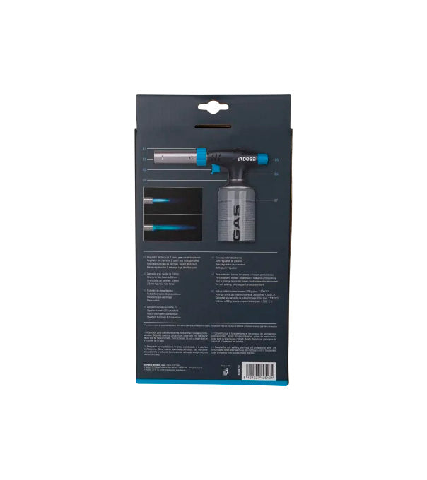 Kit maçarico a gás B2 regulável - EU 7/16" Desa 42503110